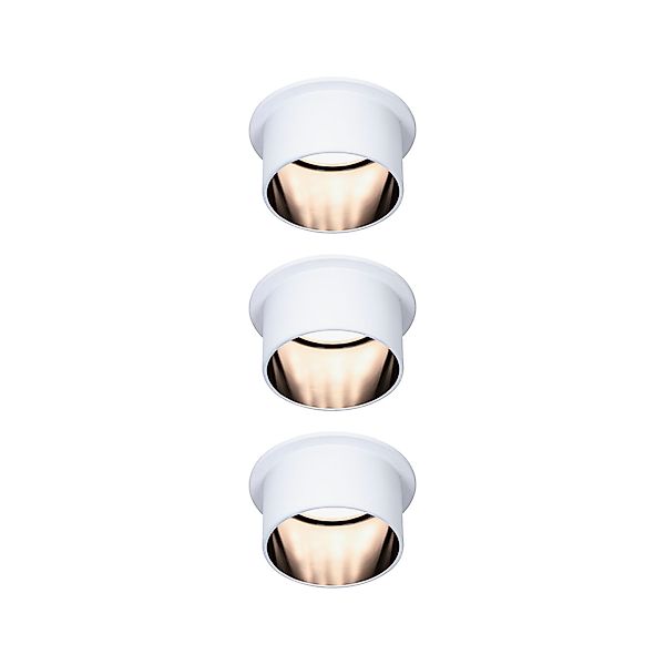 Paulmann "LED Einbauleuchte 3-Step-Dim Gil Coin Basisset IP44 rund 68mm Coi günstig online kaufen