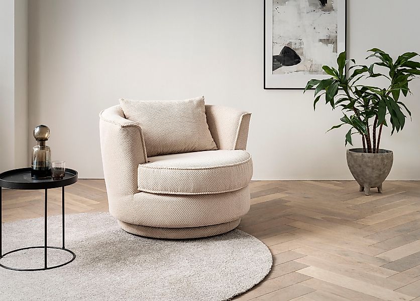 Leonique Drehsessel "MAISIE, Lese-Sessel, Love Seat,", trendige Stoffe MEGA günstig online kaufen