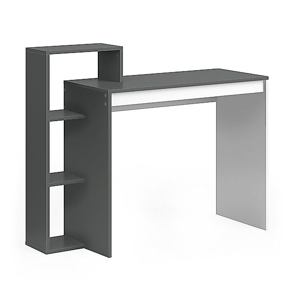 Vicco Schreibtisch Leo, Weiß/Anthrazit, 100 x günstig online kaufen