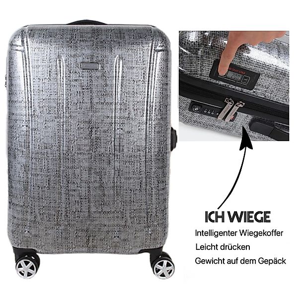 NEWCOM Hartschalen-Trolley Hartschalenkoffer 24 Zoll mit günstig online kaufen