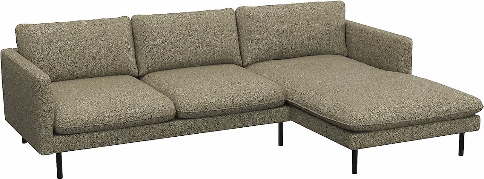 FLEXLUX Ecksofa "Bolzano, elegant und bequem, L-Form", Sitzaufbau mit Kalts günstig online kaufen