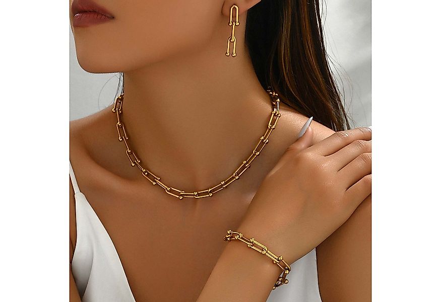 trends for living Schmuckset Schmuckset für Damen: Halskette und Ohrringe, günstig online kaufen