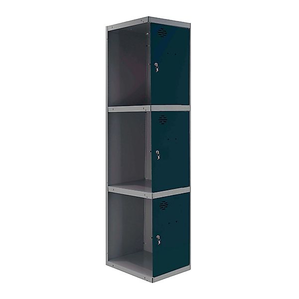 PROREGAL Spind AMEGO HxBxT 180 x 40 x 50 cm 3 Abteile Anbaumodul Anthrazit- günstig online kaufen