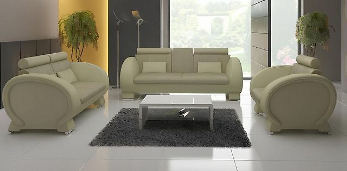 JVmoebel Sofa Sofagarnitur 3+2+1 Stoff + USB,Desig Sofa Wohnlandschaft Pols günstig online kaufen
