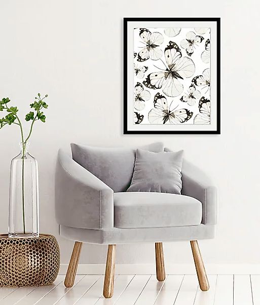 queence Bild »Lina« Schmetterlinge 1 Stk. tlg. günstig online kaufen