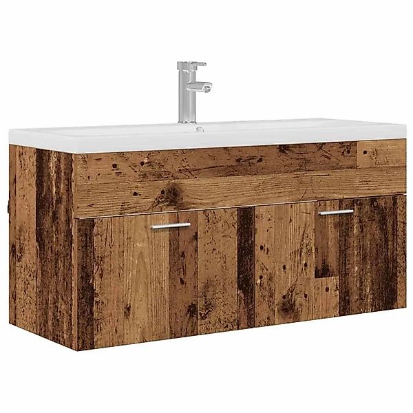 vidaXL Badezimmerschrank Altholz 100 x 38,5 x 46 cm Holzwerkstoff 3415744 günstig online kaufen