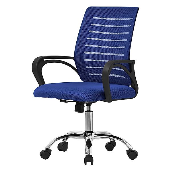 ML-Design Bürostuhl Ergonomisch Blau Höhenverstellbarer Drehstuhl günstig online kaufen