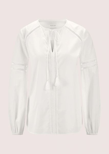 MADELEINE Langarmbluse "Tunika Moderne Bluse mit Spitzeneinsätzen" günstig online kaufen