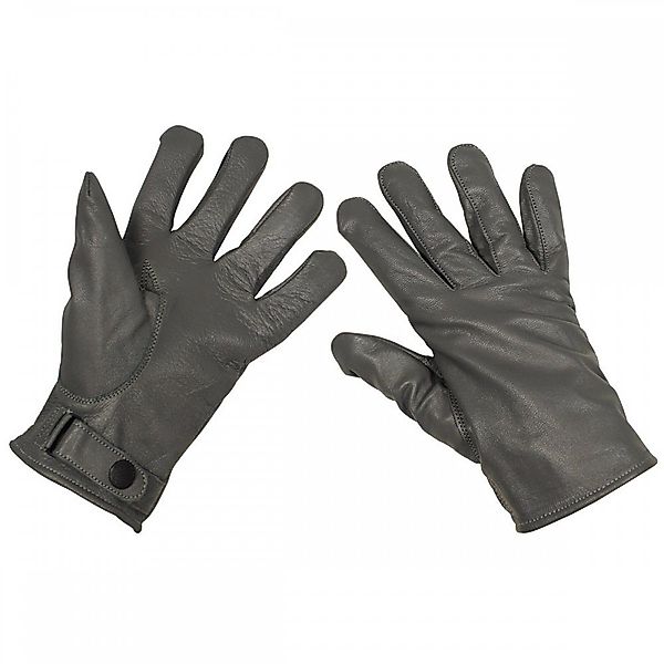 MFH Lederhandschuhe BW Lederhandschuhe, gefüttert, grau, günstig online kaufen