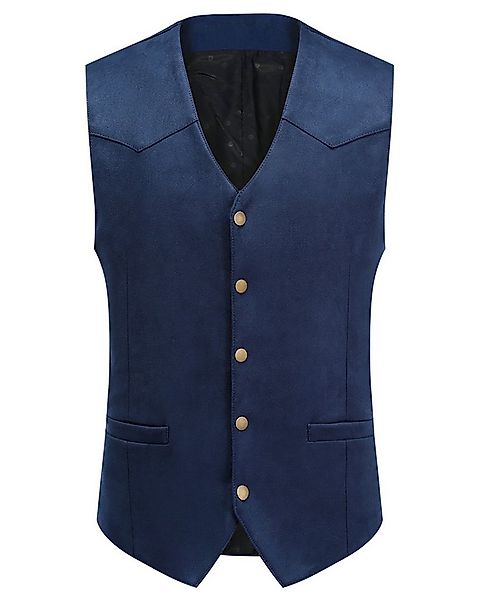 Allthemen Anzugweste Slim Fit Anzugweste im eleganten Look günstig online kaufen