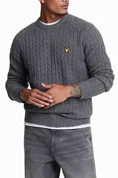 Lyle & Scott Strickpullover Aus Baumwollmischung, Rundhalsausschnitt günstig online kaufen