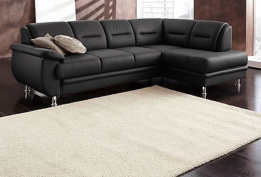 sit&more Ecksofa »Mailand L-Form«, wahlweise mit Bettfunktion günstig online kaufen