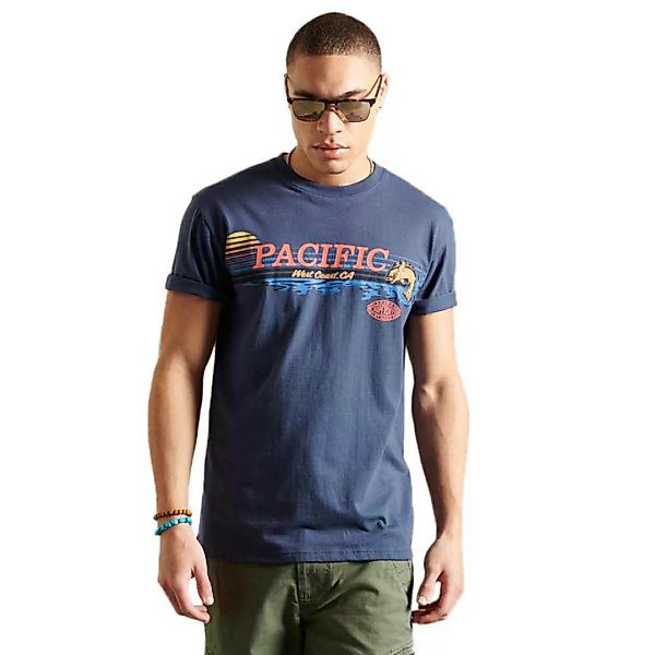 Superdry Frontier Graphic Box Fit Kurzarm T-shirt M Atlantic Navy günstig online kaufen
