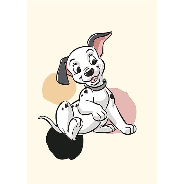Komar Bild "101 Dalmatiner Dots" Disney 1 Stk. tlg. Wandbild zur Dekoration günstig online kaufen