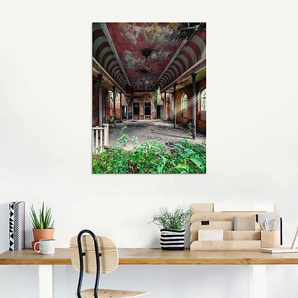 Artland Wandbild "Lost Place - Tanzsaal Ballsaal", Gebäude, (1 St.) günstig online kaufen