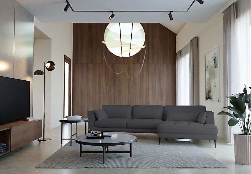 TRENDMANUFAKTUR Ecksofa "Luzi, wahlweise mit Schlaffunktion & Bettkasten. O günstig online kaufen