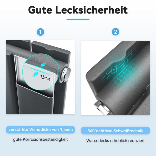 ELEGANT Heizkörper Design Flachheizkörper mit Multiblock,Einlagig/Doppellag günstig online kaufen