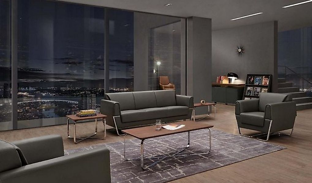 Xlmoebel Sofa Hochwertige Sofa-Sitzgruppe 3+1+1 Sitzer mit Beistelltisch Mö günstig online kaufen