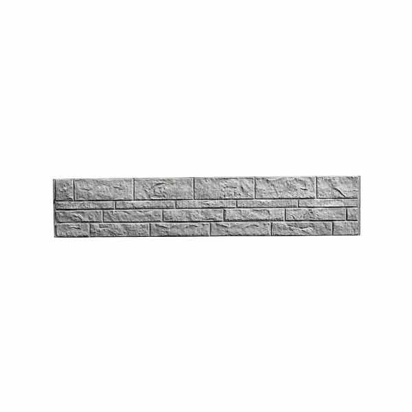 Betonzaun-Platte Fels 200 cm x 38,5 cm x 3 cm günstig online kaufen