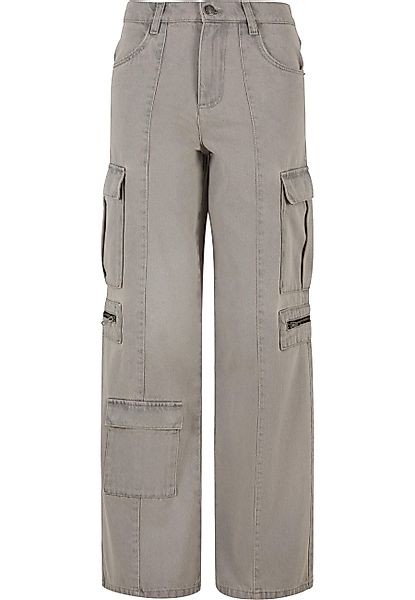 URBAN CLASSICS Cargohose "Urban Classics Ladies Loose Utility Denim Pants" günstig online kaufen