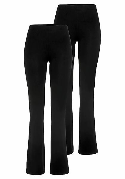 Flashlights Leggings, (Packung, 2 tlg., 2er-Pack), mit leicht ausgestelltem günstig online kaufen