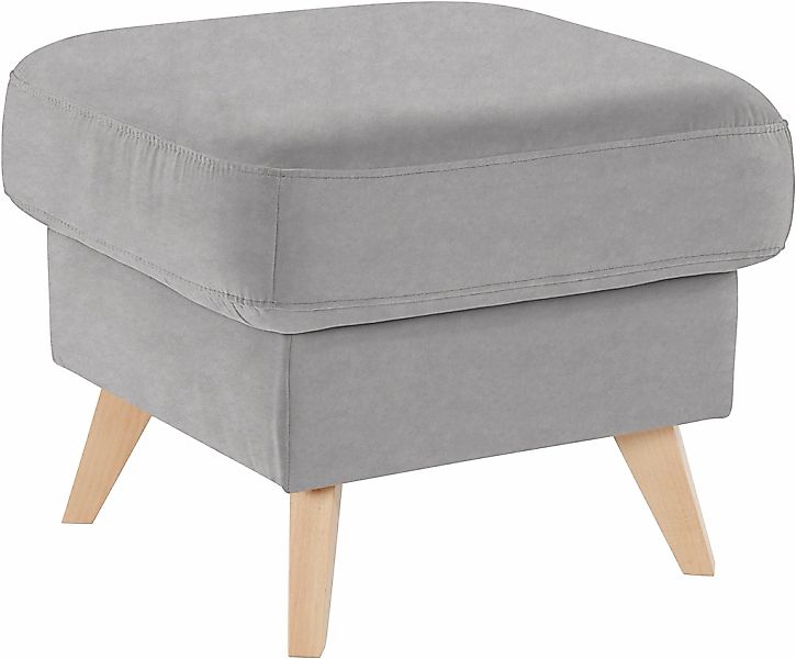 exxpo - sofa fashion Hocker »Nappa mit praktischem Staufach unter der Sitzf günstig online kaufen