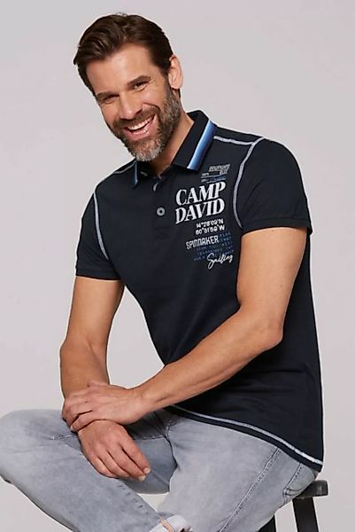 CAMP DAVID Poloshirt aus Baumwolle günstig online kaufen