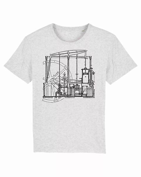 Maschinenbau T-shirt | Dampfmaschine günstig online kaufen