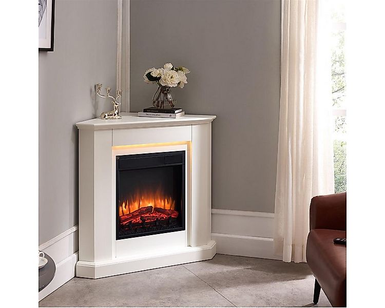 Balderia Elektrokamin Candela, Eckkamin mit 3D Flamme, 2000 W, 13 LED-Farbe günstig online kaufen