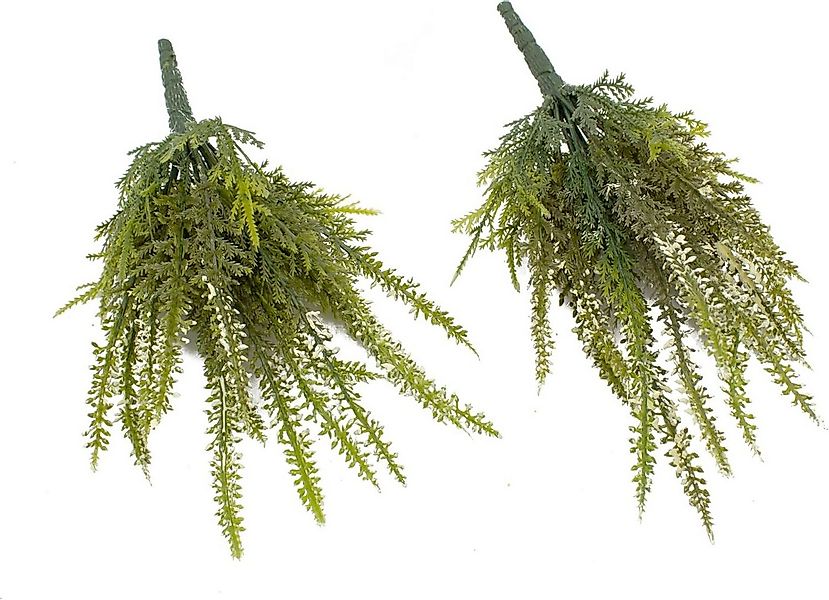 Kunstpflanze 2er Set künstliche Erika Kunstblume Stecker Heidekraut, mucPla günstig online kaufen