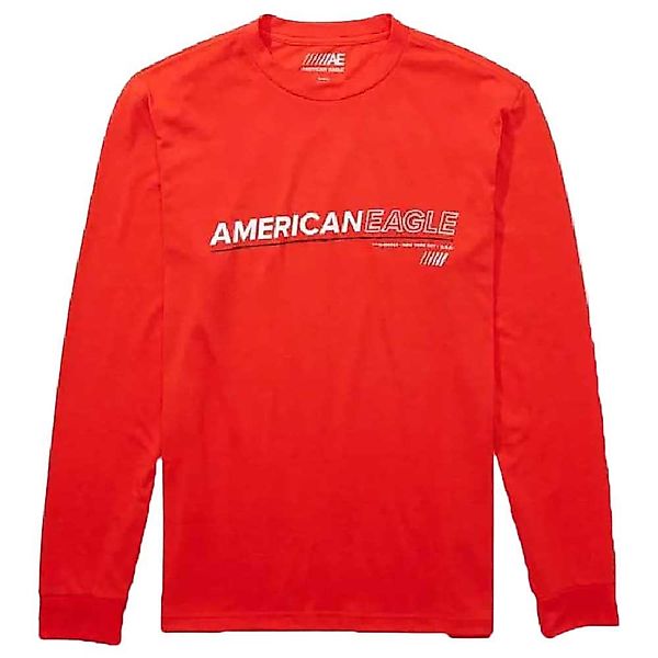 American Eagle Active 24/7 Graphic Langarm-t-shirt XS Red günstig online kaufen