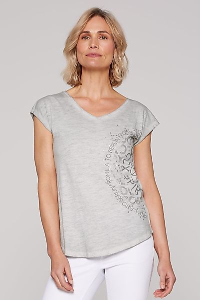 SOCCX V-Shirt, mit überschnittenen Schultern günstig online kaufen