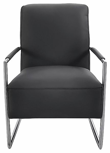 K+W Komfort & Wohnen Cocktailsessel, mit bezogenen Armlehnen, Gestell in Me günstig online kaufen
