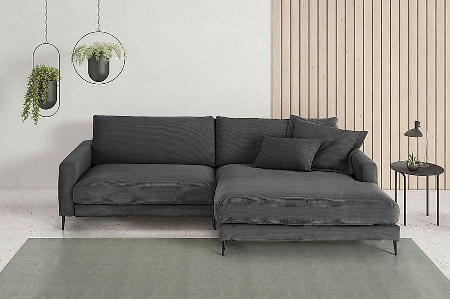 INOSIGN Ecksofa »Downtown, B/T/H: 272/190/84 cm L-Form« weicher Sitzkomfort günstig online kaufen