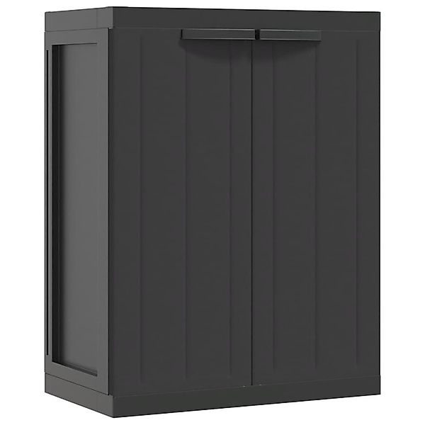 vidaXL Garten-Geräteschrank, Gartenschrank Schwarz 65x37x85 cm günstig online kaufen