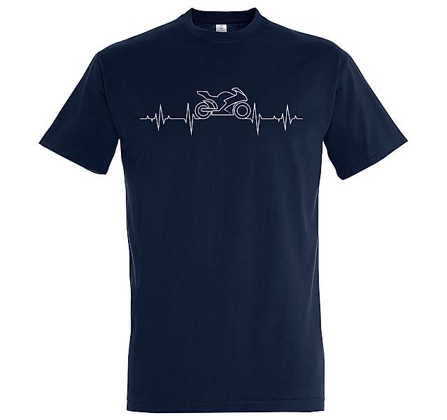 Youth Designz Print-Shirt Heartbeat Motorrad Herren günstig online kaufen