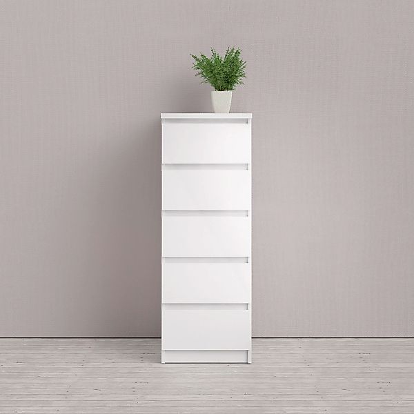 INOSIGN Highboard "Naia, Hochkommode, 5 Schubladen, Aufbewahrung, grifflose günstig online kaufen