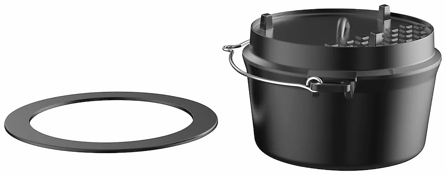 Tepro Kochtopf "Guss-Dutch-Oven-Einleger", Gusseisen, BxLxH: 32,5x31x18,4 c günstig online kaufen