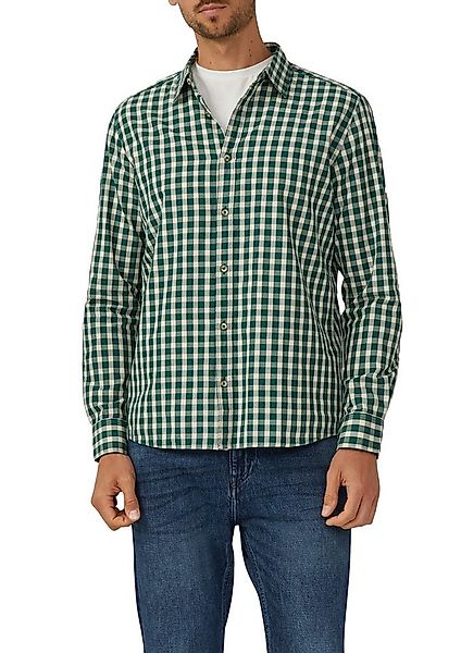 s.Oliver Langarmhemd mit Karo Muster günstig online kaufen