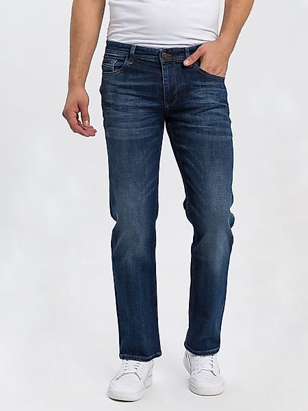 Cross Jeans Antonio 5 Pocket Pants dark mid blue günstig online kaufen