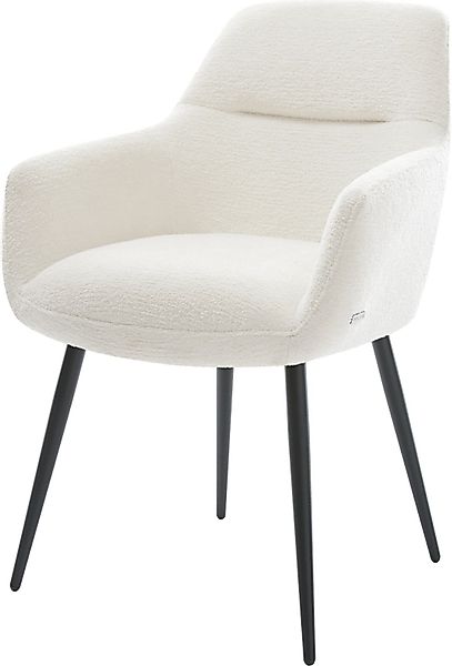 DELIFE Polsterstuhl Pejo-Flex, 4-Fuß konisch Schwarz günstig online kaufen