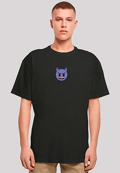 F4NT4STIC T-Shirt emoji couture evil smiling purple face Premium Qualität günstig online kaufen