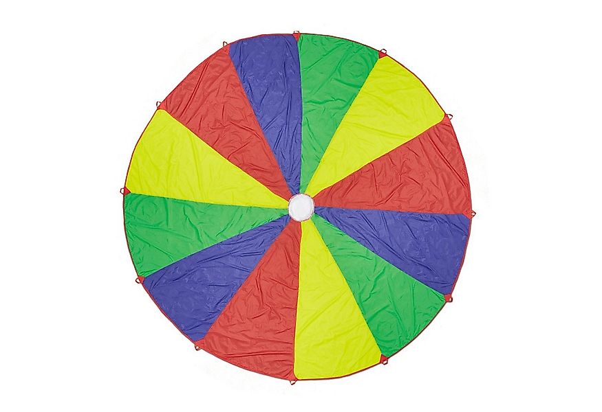 relaxdays Spielzeug-Gartenset Buntes Schwungtuch Ø 6 m günstig online kaufen