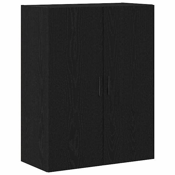 vidaXL Wandmontierter Schrank Schwarz Eichen-Optik 69,5 x 34 x 90 cm 862939 günstig online kaufen