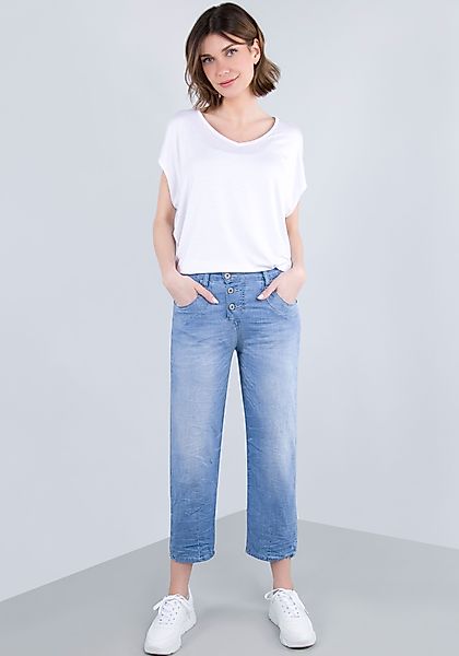 Please Jeans Boyfriend-Hose in leichter Chambray Denim Qualität günstig online kaufen