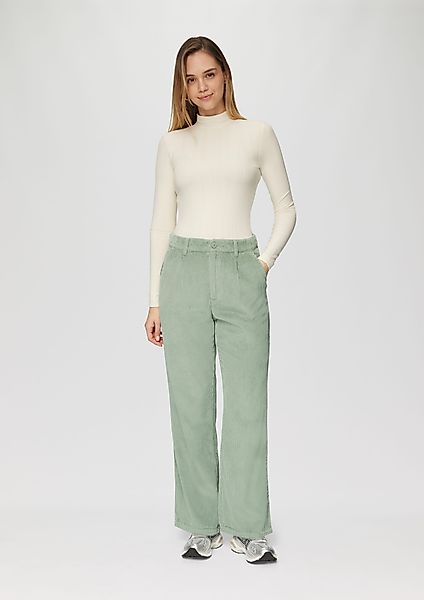 QS Stoffhose Cordhose mit Straight Leg günstig online kaufen