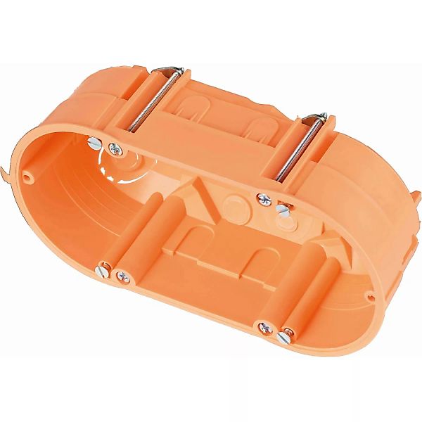 Hohlwanddose 2-fach 135 mm x 65 mm Orange IP30 günstig online kaufen