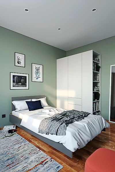 Müller SMALL LIVING Einzelbett FLAI HIGH, Überlänge Liegefläche 220 cm, Kom günstig online kaufen