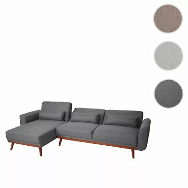 HWC Mendler Sofa mit Schlaffunktion anthrazit günstig online kaufen