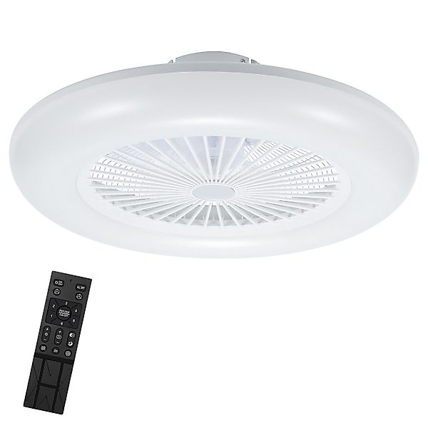 Clanmacy Deckenventilator Deckenventilator Dimmbar mit Beleuchtung günstig online kaufen